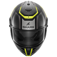 Каска SHARK SPARTAN RS CARBON SHAWN GLOSS BLACK/GRAY/YELLOW FLUO
