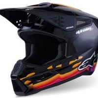 Мотокрос каска ALPINESTARS SM3 FORCE BLACK-GLOSS