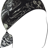 Кърпа за глава FLYDANNA COTN BIKER SKULL