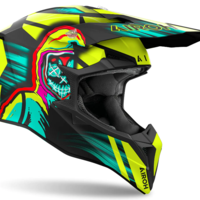 Мотокрос каска AIROH WRAAAP CYBER YELLOW MATT