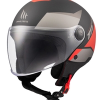 КАСКА ЗА СКУТЕР MT STREET S POKE B5 MATT