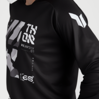 Мотокрос джърси THOR LAUNCHMODE BRAVE BLACK