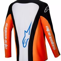 Мотокрос джърси Alpinestars TECHSTAR MELT ORANGE/BLUE