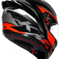 КАСКА AGV K1 S FASTLAP BLACK/GREY/RED