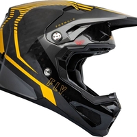 Мотокрос каска FLY RACING Formula Carbon Tracer Helmet - Gold/Black