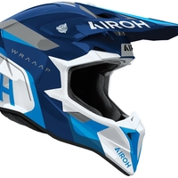 Мотокрос каска AIROH WRAAAP VISION Conquer Blue Gloss