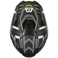 Ендуро каска D-SRS SQUARE BLACK/NEON YELLOW/GRAY V.25