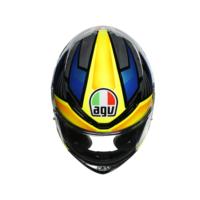 КАСКА AGV K-6 S JOAN BLACK/BLUE/YELLOW