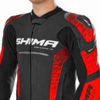 Кожено мото яке SHIMA STR 2.0 BRIGHT RED