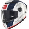 Каска MT THUNDER 4 SV TREADS C7 GLOSS WHITE/BLUE/RED
