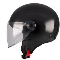 КАСКА ЗА СКУТЕР MT STREET S PURE A1 BLACK GLOSS