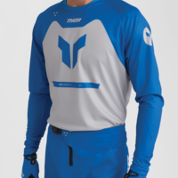 Мотокрос джърси THOR RIDEMODE MENACE BLUE
