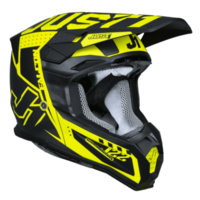 Mотокрос каска Just1 J-22 F Falcon Titanium/Black/Fluo Yellow