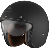 Каска за скутер MT LE MANS 2 S SV SOLID A1 MATT BLACK