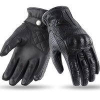 Дамски кожени ръкавици 70 DEGREES SUMMER URBAN BLACK