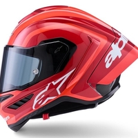 Каска ALPINESTARS Supertech R10 Arius Black/White/Duo Red
