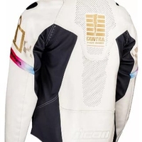 Кожено яке ICON Contra3™ RIZZ RIZZ WHITE