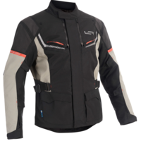 Текстилно мото яке Lindstrands Sylarna Black/Light Grey