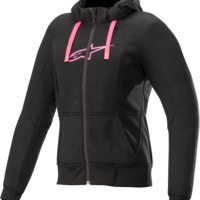 Дамски мото суичър ALPINESTARS Stella Chrome Sport Hoodie BLACK/PINK
