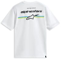 Тениска ALPINESTARS SS CSF LANES WHITE