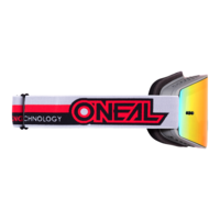 Мотокрос очила B-20 PROXY GRAY/RED-RADIUM RED
