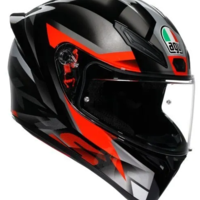 КАСКА AGV K1 S FASTLAP BLACK/GREY/RED