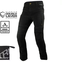 Мото дънки TRILOBITE PARADO DOUBLELAYER AAA(A) SLIM FIT MEN BLACK LEVEL 2