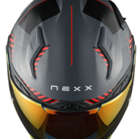 Каска NEXX X.WST3 FLUENCE GREY RED MATT