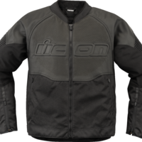 Кожено яке ICON Overlord3™ CE Leather BLACK