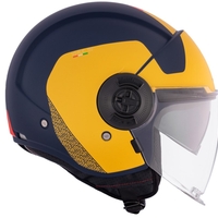 КАСКА ЗА СКУТЕР MT VIALE S SV BETA D3 MATT BLACK/YELLOW