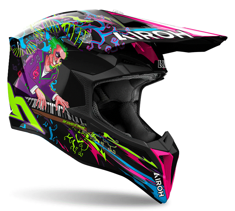 Мотокрос каска AIROH WRAAAP MUSIC GLOSS