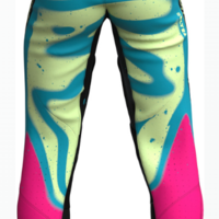 Мотокрос брич TROY LEE DESIGNS SE Ultra Membrane Pants - Black/Yellow