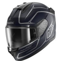 Каска SHARK D-SKWAL 3 DRONE BLUE/SILVER MATT