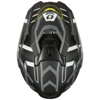 Ендуро каска D-SRS SQUARE BLACK/NEON YELLOW/GRAY V.25