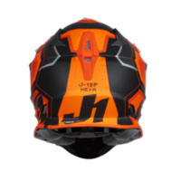 Mотокрос каска Just1 J-18 F Hexa Orange/Titanium/Black