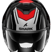 Модуларна каска SHARK OXO RYDGER Black/Silver/Red