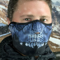 Маска за лице HALF MIDNIGHT SKULL