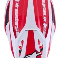 Мотокрос каска ALPINESTARS SM3 HEAT RED/WH/BLK