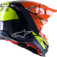 Мотокрос каска ALPINESTARS SM8 Factory BL/OR/YL