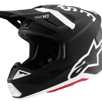 Мотокрос каска ALPINESTARS SM7 DASHER BLK/WHT
