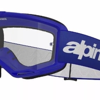 Мотокрос очила ALPINESTARS VISION 3 WORDMARK BLUE CLEAR