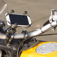 Мото стойка за телефон RAM-MOUNTS X-Grip RAM-B-408-75-1-A-UN7U с RAM Torque основа сраден размер за рейлинг, Размер B