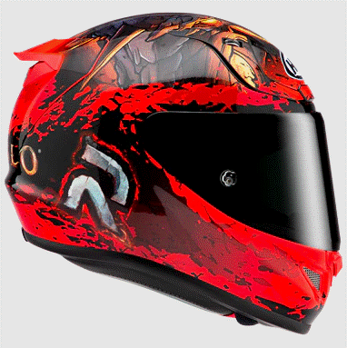 Каска HJC RPHA 12 DIABLO BLIZZARD MC1