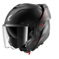 Модуларна каска SHARK OXO SP LYNE MAT BLACK/RED