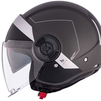 КАСКА ЗА СКУТЕР MT VIALE S SV 68 UNIT D2 MATT BLACK/GRAY