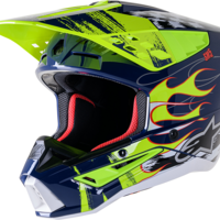 Мотокрос каска ALPINESTARS SM5 RASH NV/YL