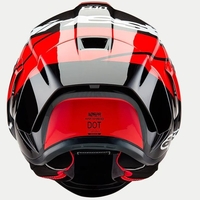 Каска ALPINESTARS Supertech R10 Team Black/Carb/Fluo Red/White