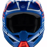 Детска мотокрос каска ALPINESTARS SM3 WURX BLUE/RED/WT/BK