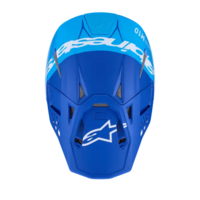 Мотокрос каска ALPINESTARS S-M10 FLOOD BLUE/BLK-CARB