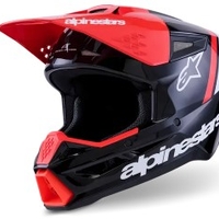 Мотокрос каска ALPINESTARS SM3 RADIUM BLK/RED/WH
